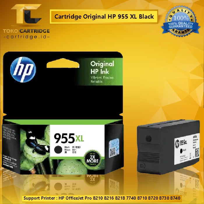 Cartridge Tinta Printer HP 955 XL 955XL New Original