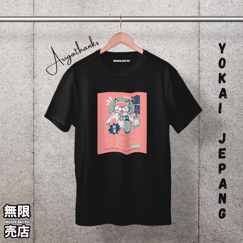 Kaos Yokai Jepang “Tanuki”