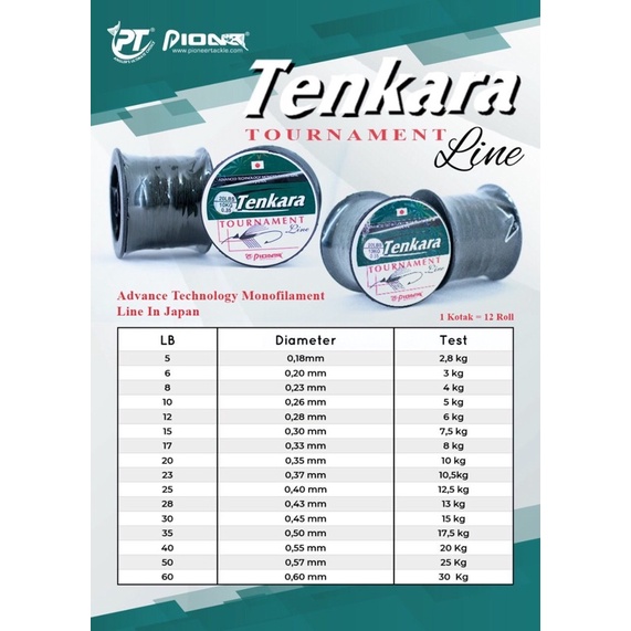 Senar PIONEER TENKARA TOURNAMENT | Size : 60LB