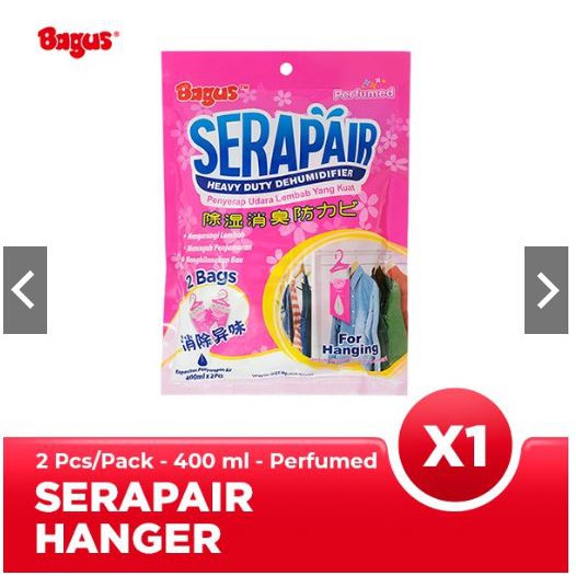 Bagus Serap air Hanger 400 ml 2's