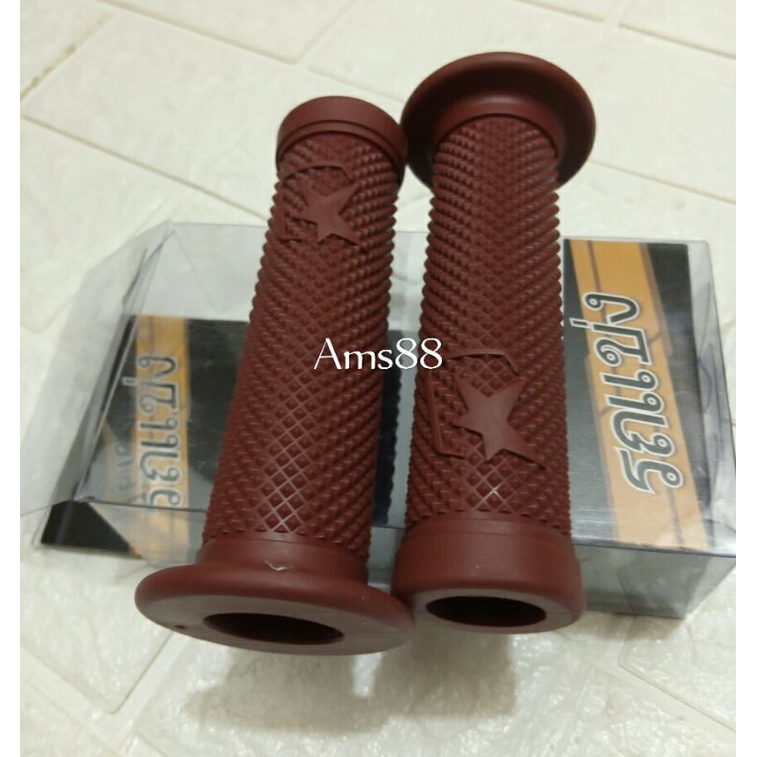 HANDGRIP KLASIK GRIP CLASIC - HANDGRIP RETRO - HANDFAT CLASIC - HANDGRIP MOTOR - GRIP VARIASI MOTOR UNIVERSAL