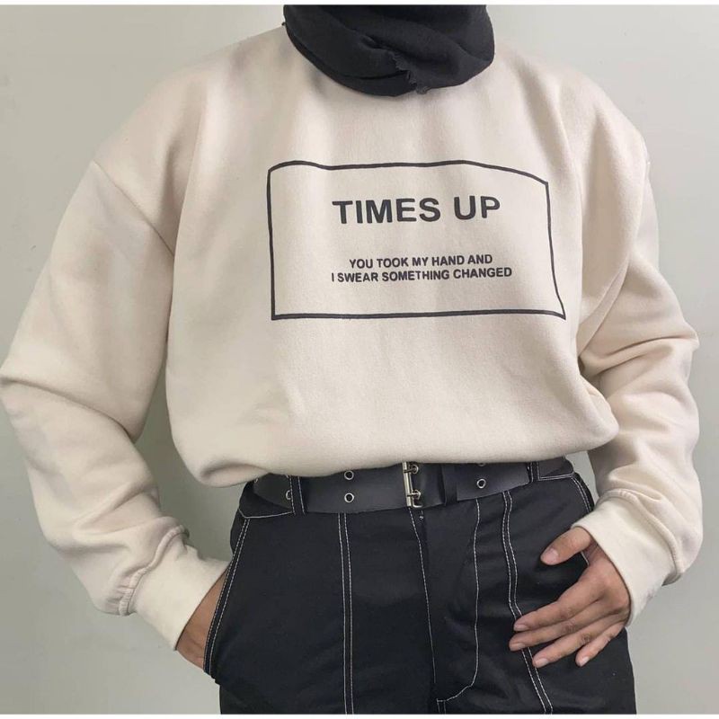 OVERSIZE TIMES UP SWEATER | SWEATER TIMES UP