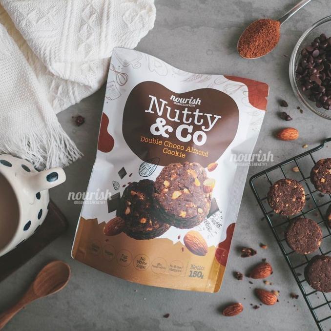 

Promo Awal tahun Nutty & Co (Double Choco Almond Cookie) Vegan Gluten Free 150 gr Promo Awal tahun