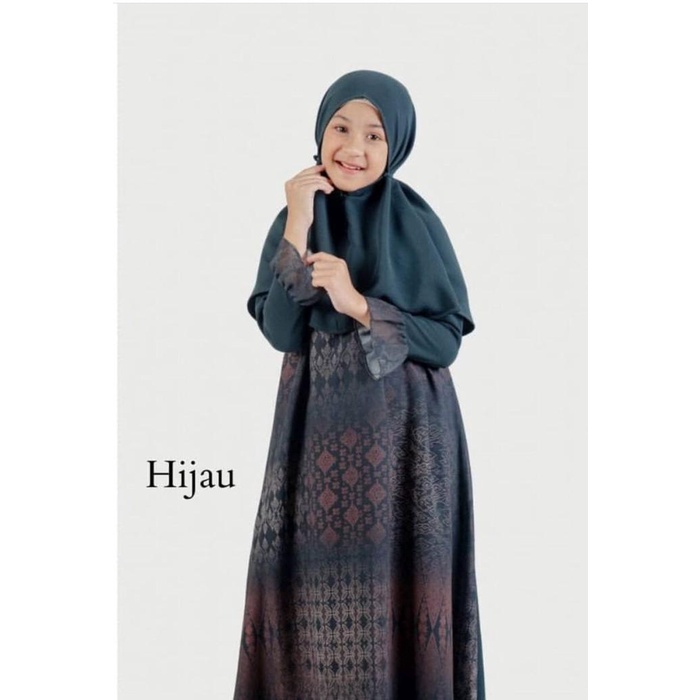Set Gamis Anak Elzatta Hijab Ganara Dumaya Arunika