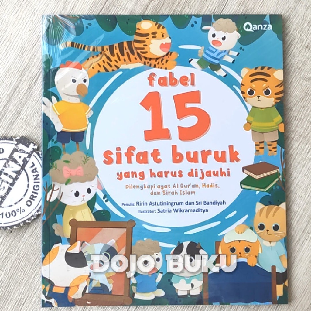 Buku Fabel 15 Sifat Buruk yang Harus Dijauhi by Ririn Astutiningrum