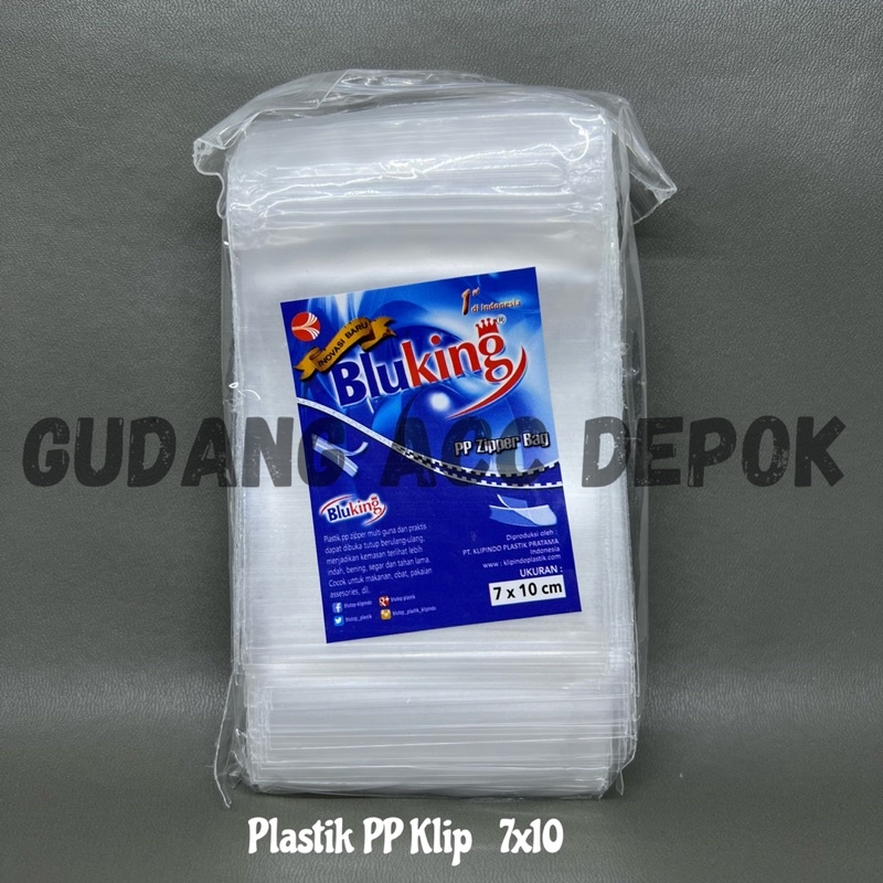 Plastik Klip PP Bening 7x10 Cm/ Plastik Klip PE 7X10CM