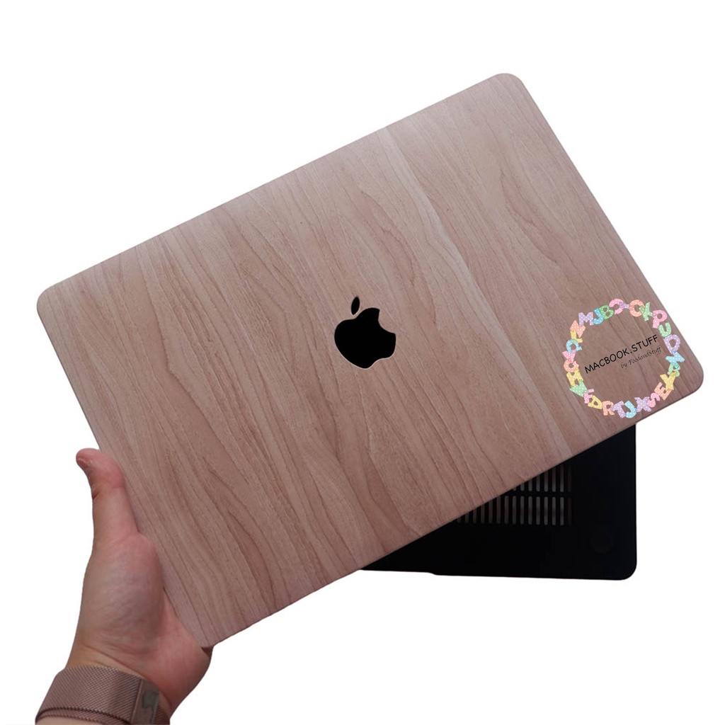 MACBOOK Case WOOD DRW ALLURA NEW AIR PRO RETINA 11 12 13 14 15 16 INCH NON /  WITH CD ROOM / TOUCHBAR / TOUCH ID / M1 2020 2021 2022