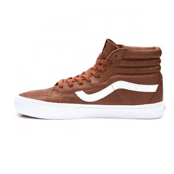 Vans SK8 Hi PREMIUM LEATHER Sneakers Pria Original - LIMITED EDITION