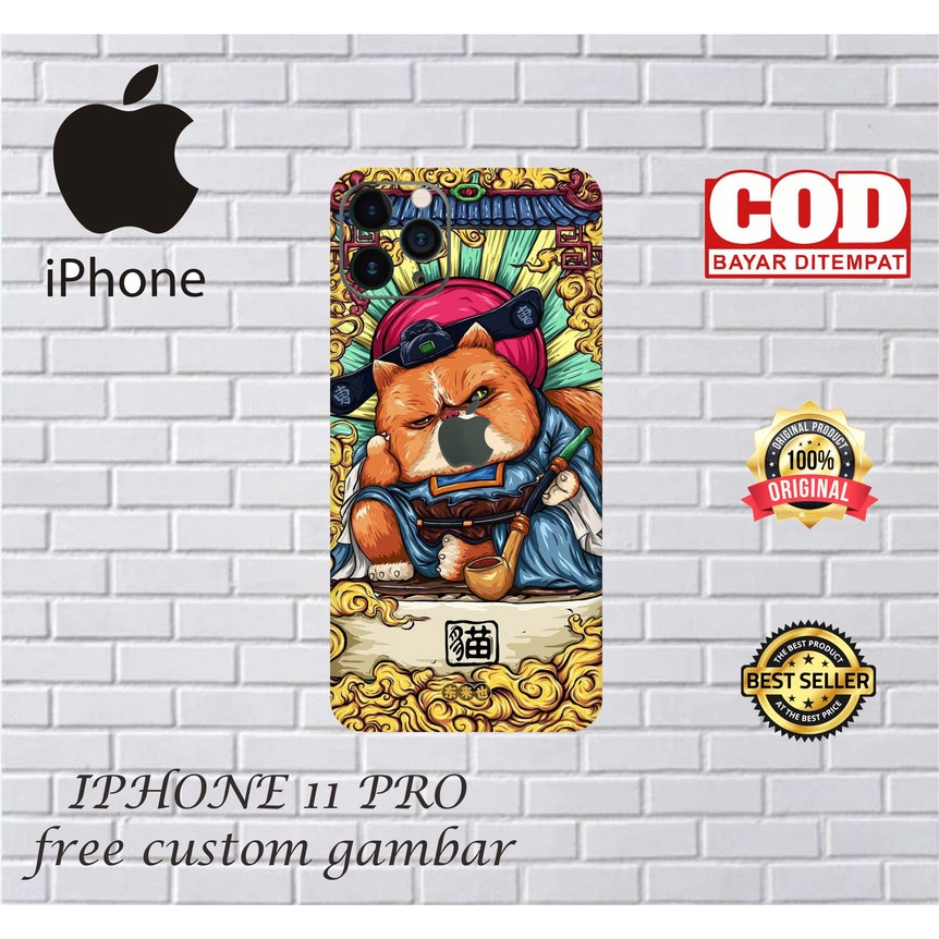 GARSKIN/STICKER HANDPHONE IPHONE 11 PRO CUSTOM