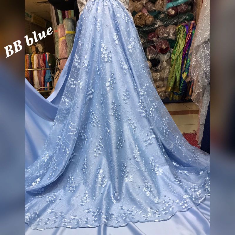 KAIN TILE AKAR MUTIARA MOTIF RANDOM / BAHAN TILE AKAR MUTIARA / KAIN BROKAT AKAR MUTIARA / BAHAN KEBAYA
