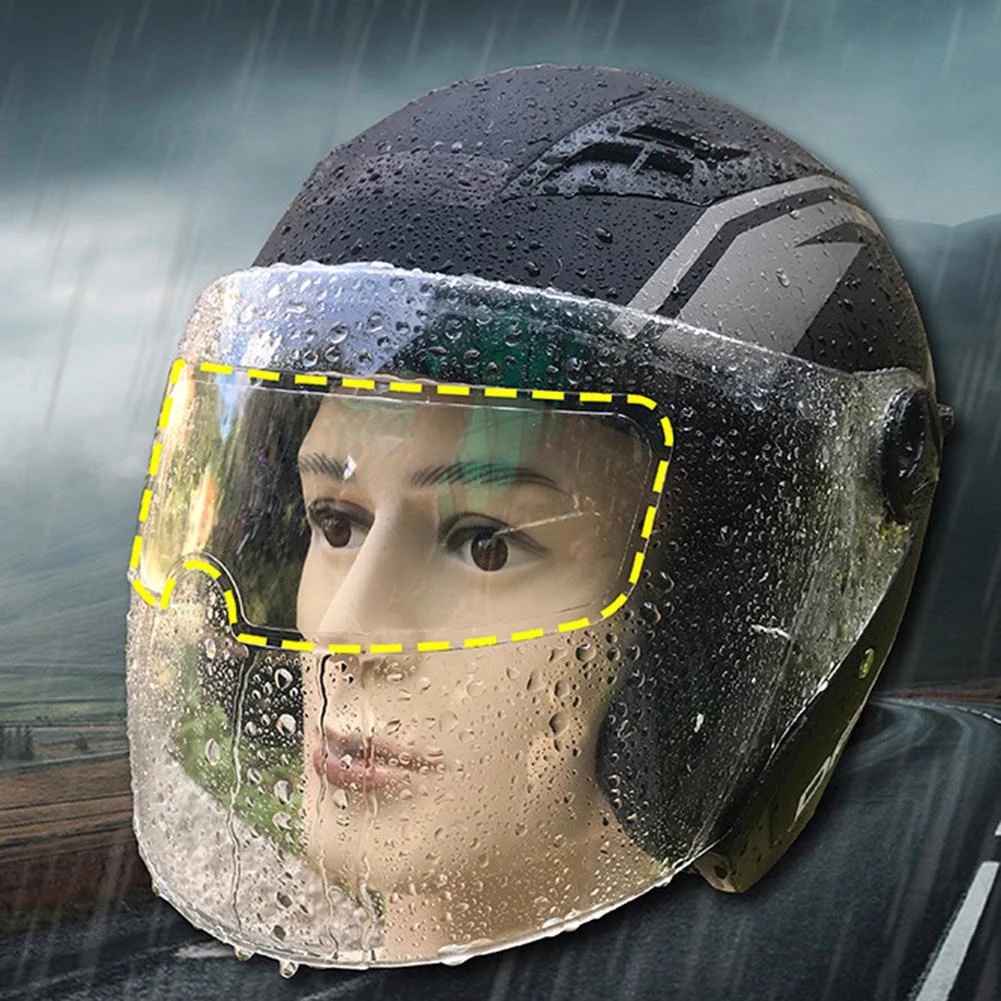 [Featured] Motorcycle Helmet Clear Anti-fog And Rain Film