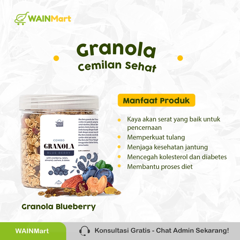 Granola Timur Tengah Sereal Sarapan Makanan Sehat High Quality Berbagai Varian Rasa