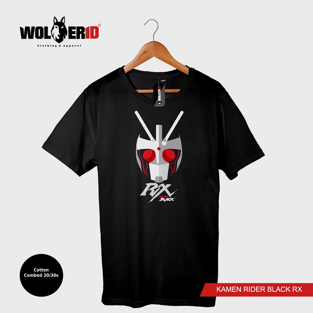 Kamen Rider Rx kaos anime baja hitam