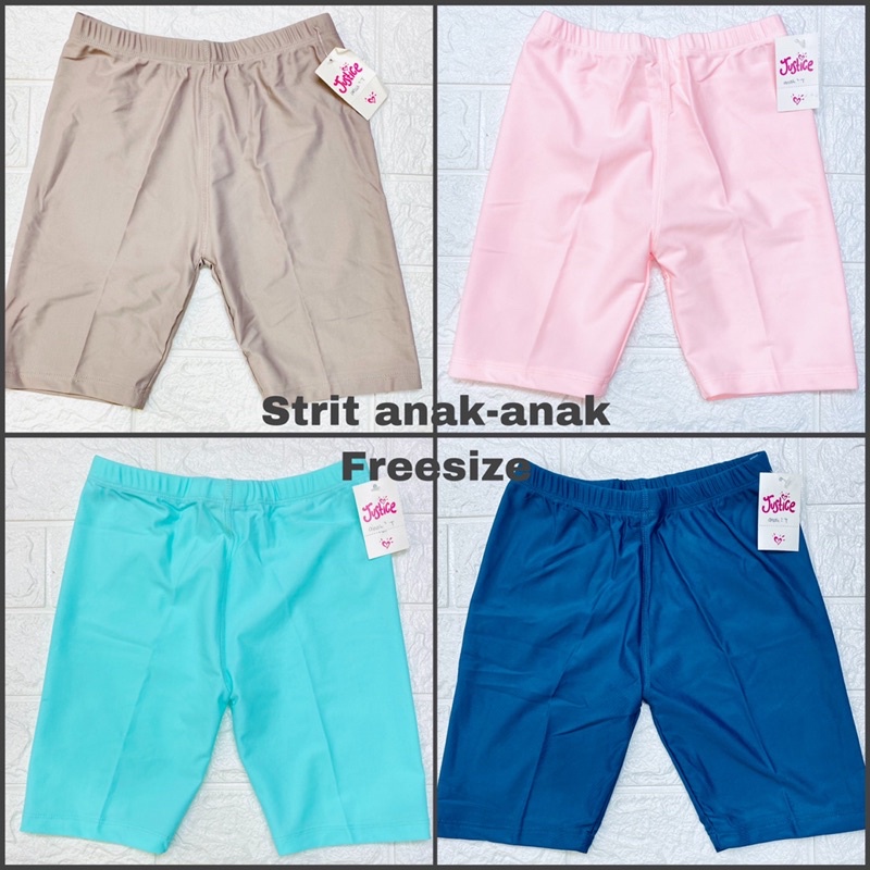 Celana Short | Strit anak-anak Bahan nilon spandex / Licin Freesize
