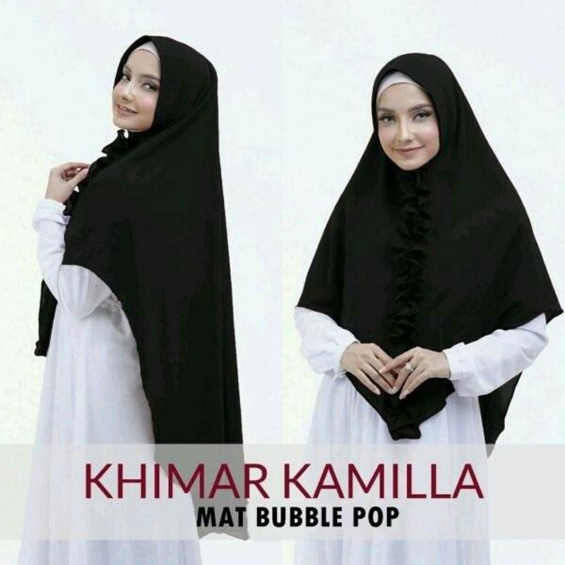 Jilbab Khimar jumbo KAMILLA | Khimar kamilla jumbo rempel | kamilla Khimar hijab | jilbab syar'i