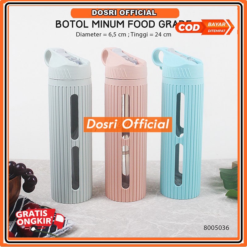 [READY STOK] Botol Minum Sedotan Food Grade / Termos Air Minum / Botol Tumbler 650 ml / Souvenir Pernikahan / Botol Minum Kado Ultah