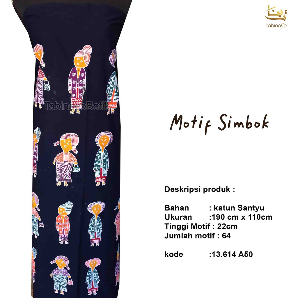 kain batik simbok dasaran hitam