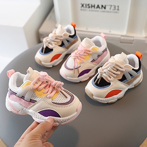 READY STOK!!! sepatu keren anak laki laki dan perempuan import usia 0-6 tahun sneakers lucu ala korea premium / babylovanta