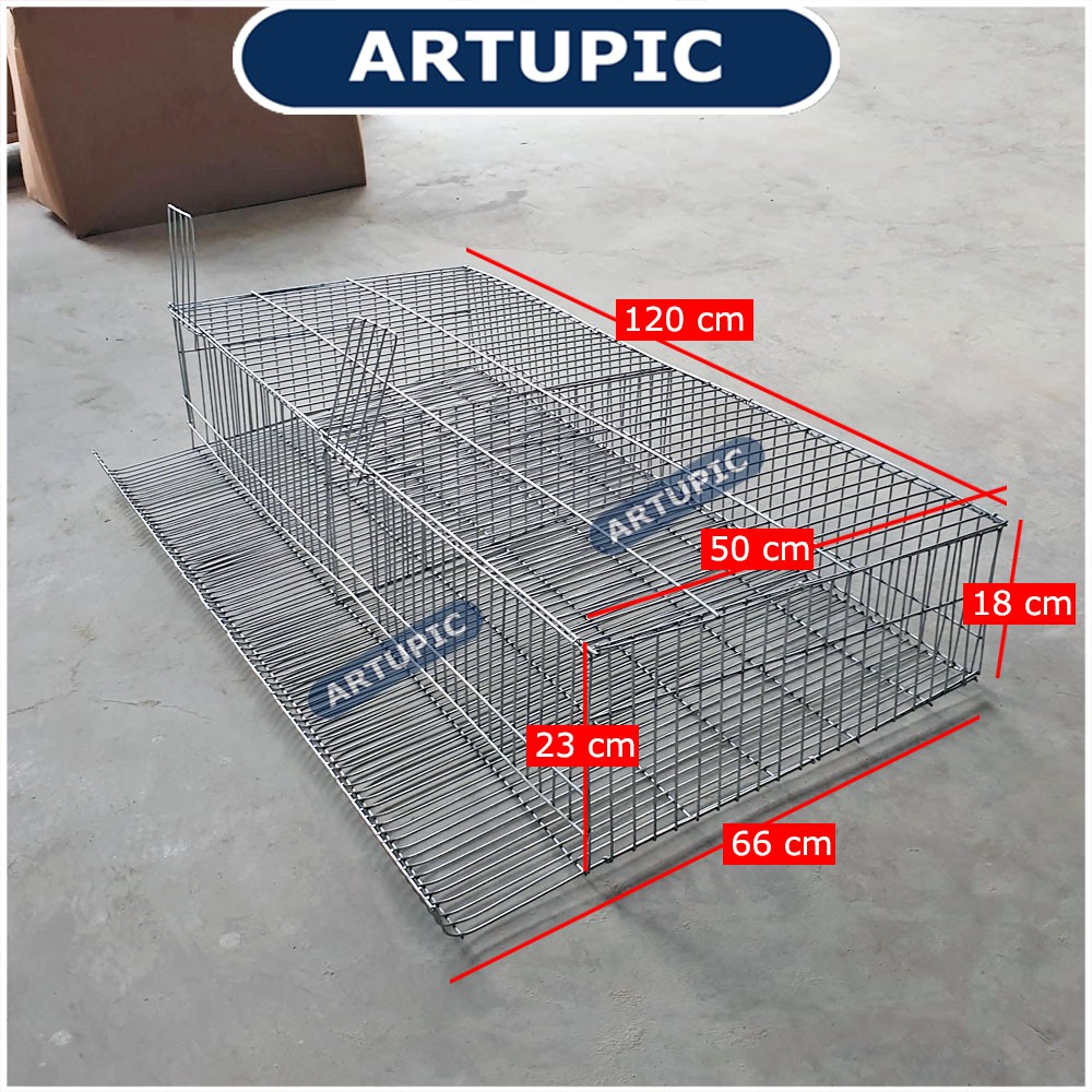 DEPAN Kandang Puyuh Kawat Galvanise Artupic HANYA DEPAN SAJA