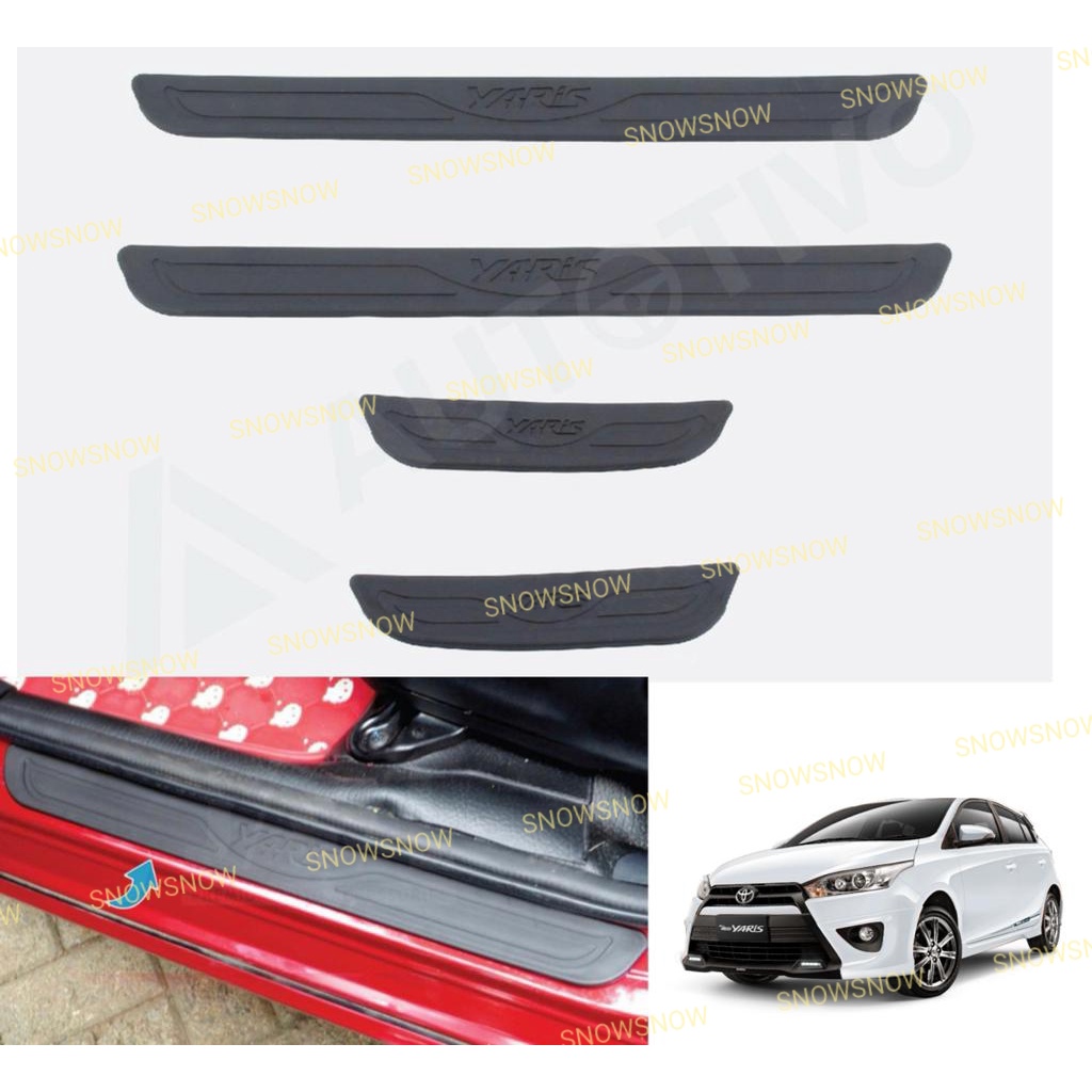 Sillplate Samping Grand All New Yaris 2014 2017 Hitam