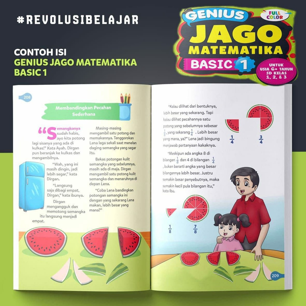 Buku Genius Jago Matematika (Basic 1 dan 2)