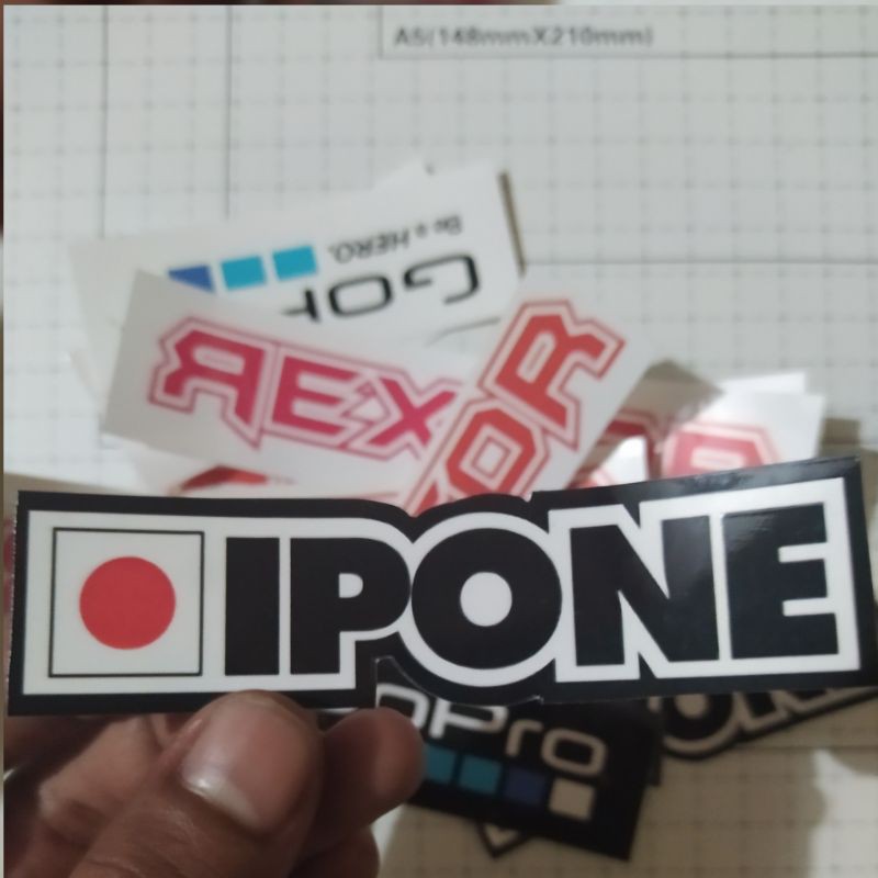 STIKER STICKER IPONE IPHONE OLI ECERAN PRINTING
