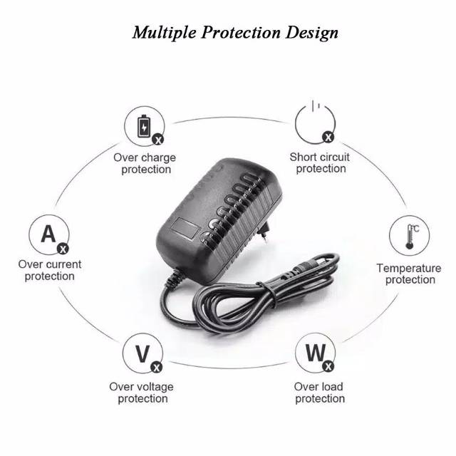 ADAPTOR POWER SUPPLY 12V AC TO DC 2A 3A 1A 2 3 1 Ampere Untuk CCTV LED STRIP DVR KUALITAS REAL 12 V Adapter