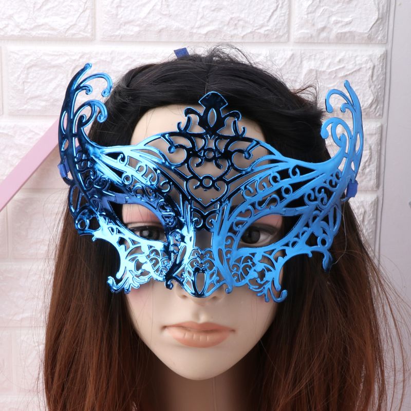 Zzz Cut Masquerade Venetian Eyemask Pesta Prom Mardi Gras Plastik