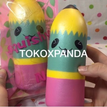 

SALE squishy pensil panda pencil pulpen lucu FREE PACKING murah bagus soft & slow