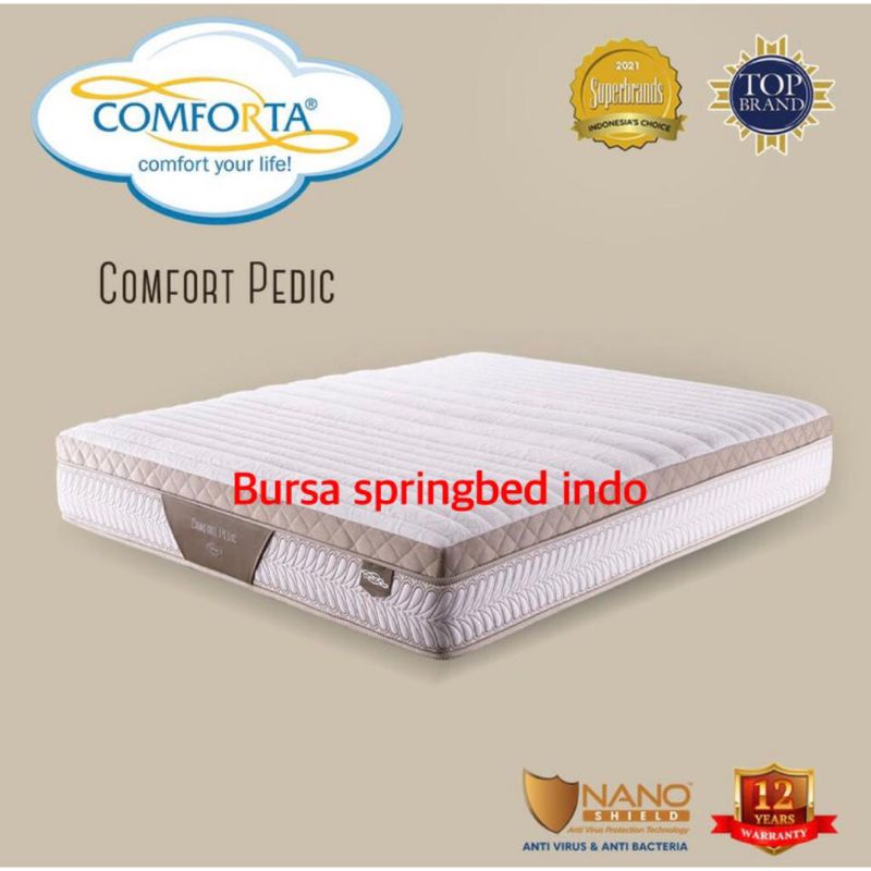 comforta comfort pedic 120 x 200 kasur spring bed