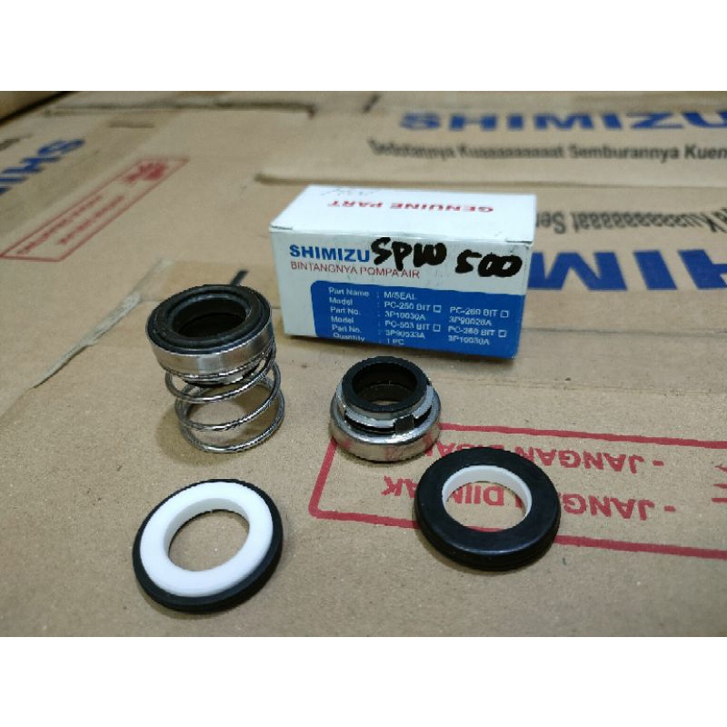 Mechanical seal pompa celup  SHIMIZU SPW 500 BIT Seal Sil Pompa Kolam Spw 500 bit