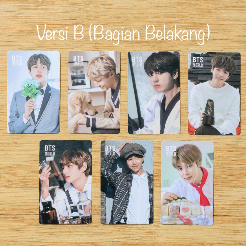 [BS] BISA COD 7pcs Lomo Card Photo Card BTS BT21 World Kartu Foto Karakter KPOP - KP384