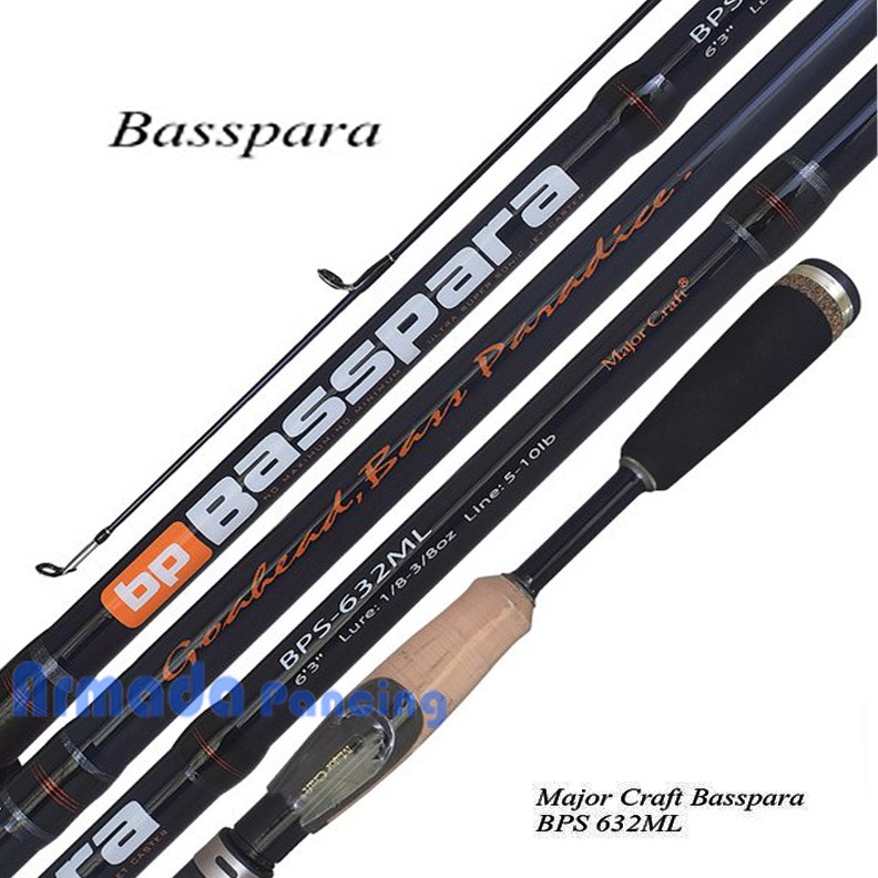 Joran Pancing Majorcraft Basspara Spinning | BPS 632ML | BPS 662ML