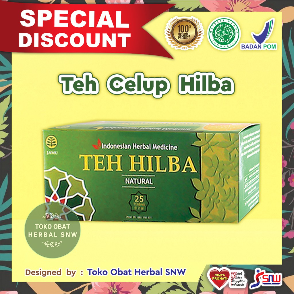 

Teh Hilba@25kantung | Teh Herbal Berkhasiat, Aman Untuk Lambung, Obat Maag