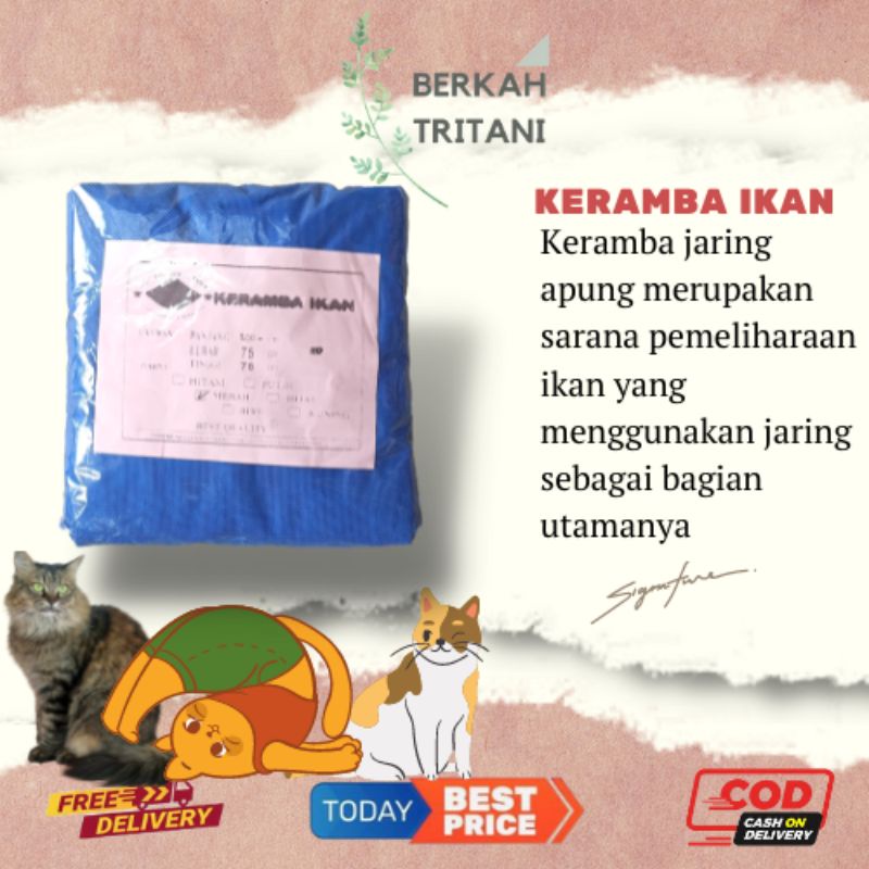 Keramba Ikan Hapa Ikan Kain Strimin Halus