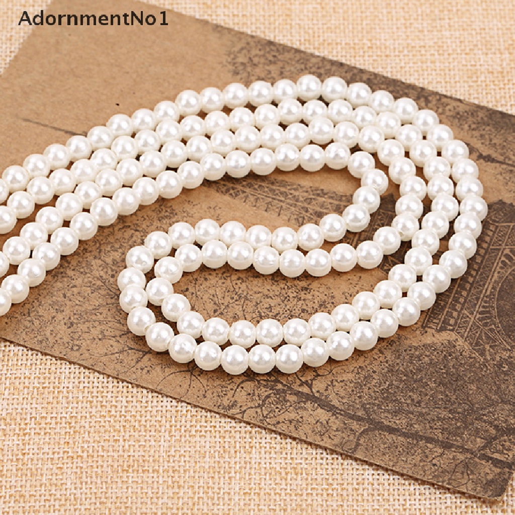 (AdornmentNo1) Kalung Rantai Panjang Dengan Liontin Rumbai Mutiara Elegan Untuk Wanita Charms