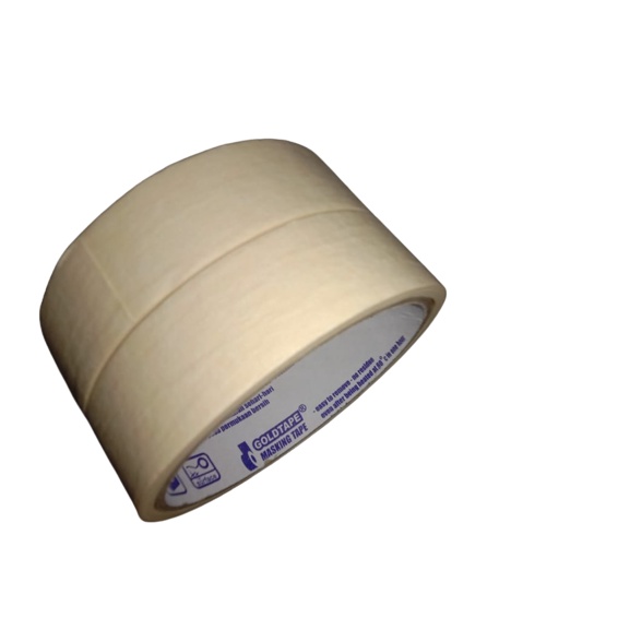 Masking Tape / Isolasi Kertas gold tape 1inch