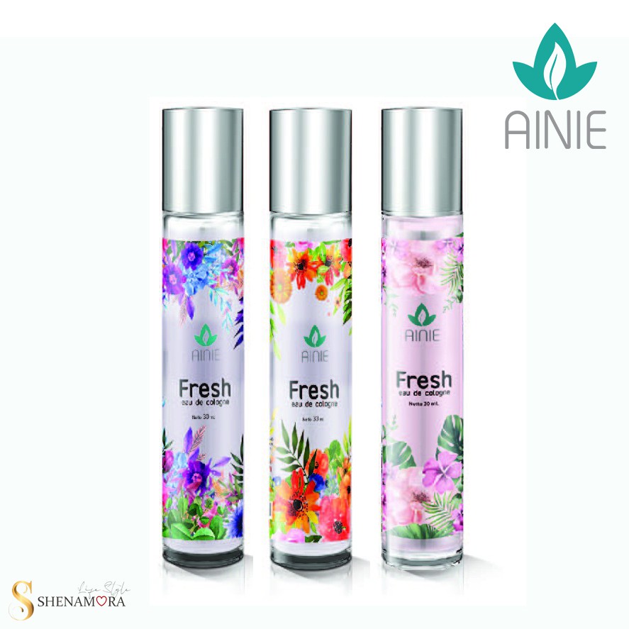 Ainie Fresh Eau De Cologne Parfum Wanita Botol Kaca 30 ml