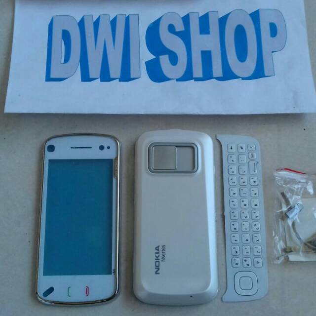 Casing fullset nokia N97 putih big besar