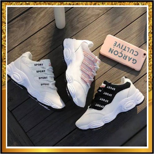 Sepatu Sport Wanita Zumba Olahraga Sport Gym Senam Grade Ori Running Sneakers Cewek Lifestyle