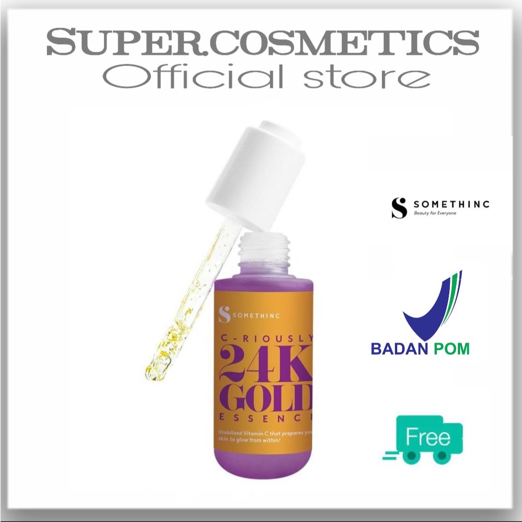 [100% ORIGINAL] SOMETHINC C-RIOUSLY 24K GOLD ESSENCE 40 ML BPOM // SERUM EMAS VIT C