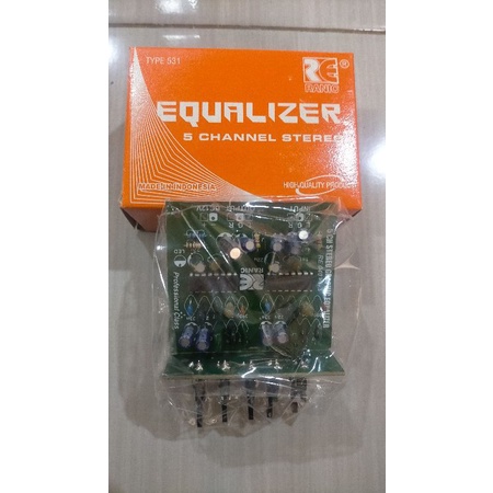 equalizer RANIC 5 channel stereo