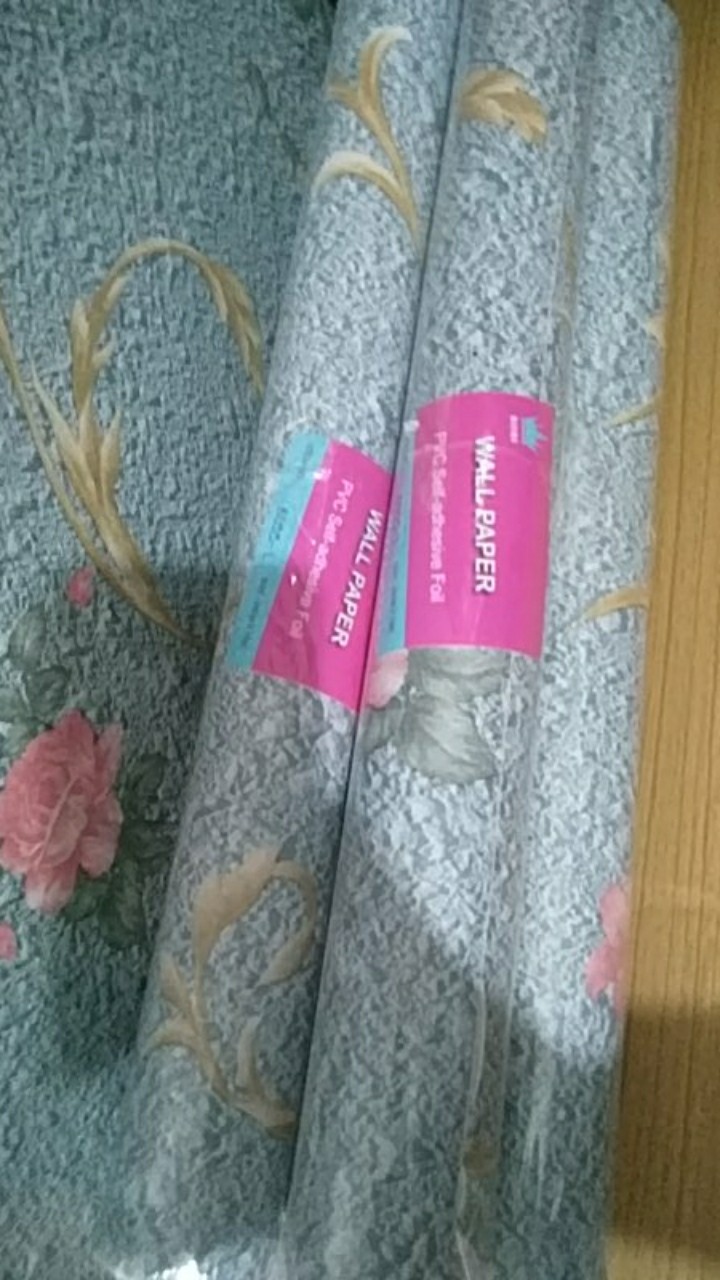 Wallpaper Sticker Dinding-bunga Tosca