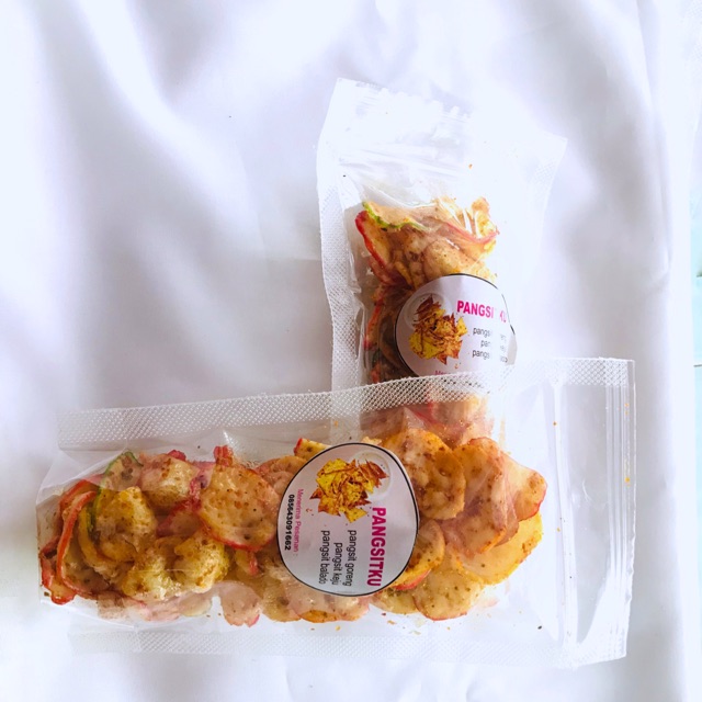 

Kerupuk jablay pedas daun jeruk mantap