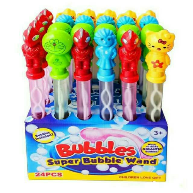 SUPER BUBBLE WAND Mainan Bubble Sabun / Gelembung Tiup Balon Karakter