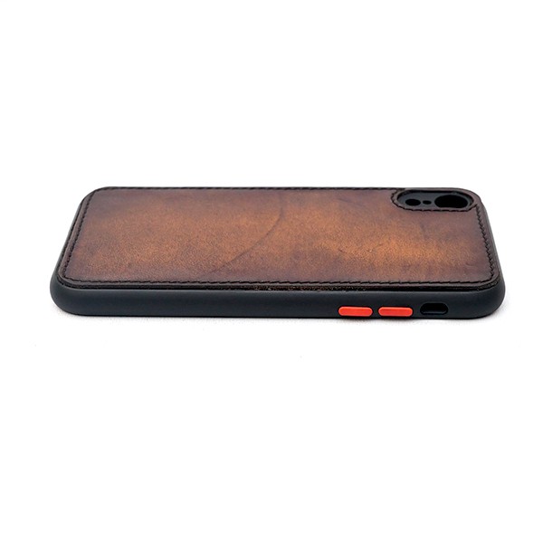 Soft Case iPhone XR Brushoff Leather Premium Free Custom Nama