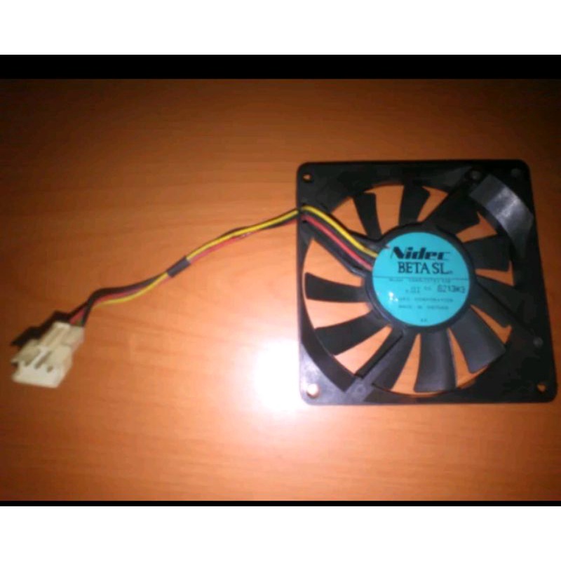 KIPAS FAN 8CM ORIGINAL NIDEC D08R-12TS1-03B 12V 0.09A 3PIN GARANSI
