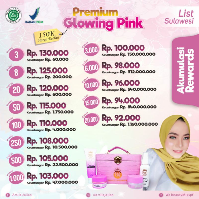 Wa Beauty Premium Pink