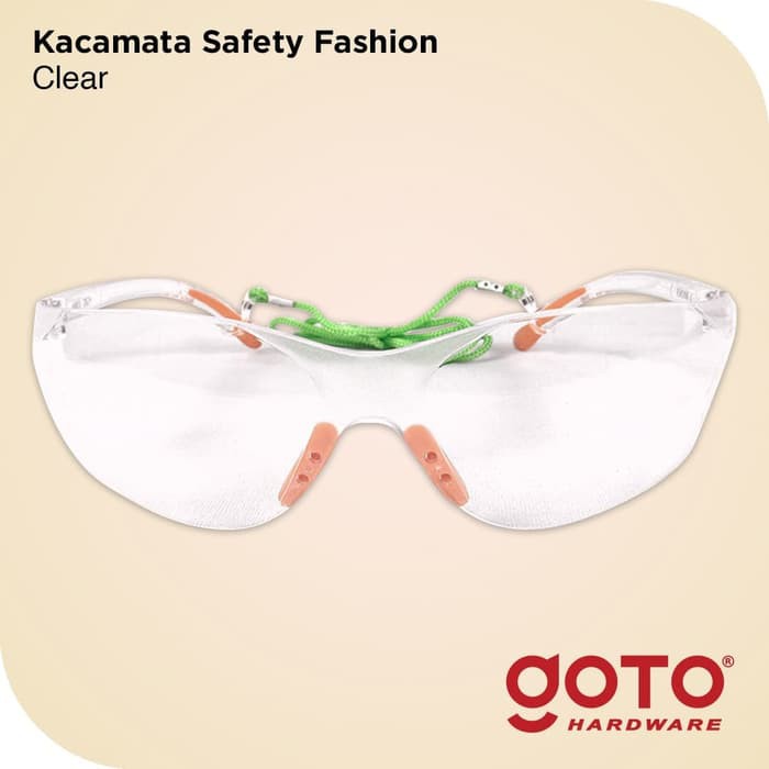 Jual Kacamata Safety Fashion Gaya Gerinda Google Bening Clear Kaca Mata Shopee Indonesia