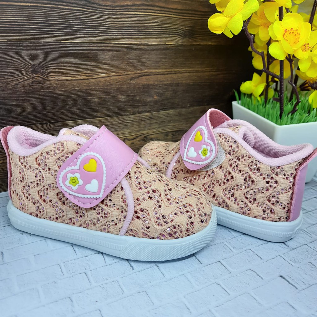 [TAMAN SEPATUKU] SEPATU TRENDY MURAH BRUKAT FULL LUCU ANAK PEREMPUAN 1-6 TAHUN CAX12